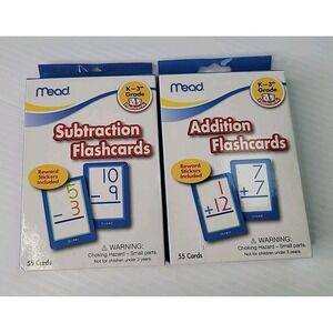 Addition‎ & Subtraction Flashcards Cards by MEAD Homeschool Education Math